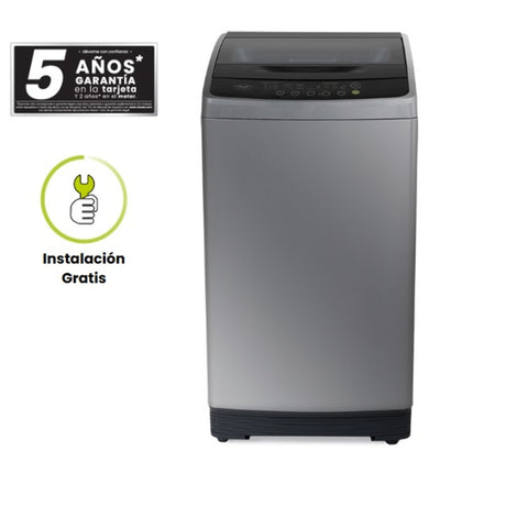 Lavadora Haceb Gris 61.2x95.2cm Para 11 Kilos con 6 Funciones Preconfiguradas - LAVADORAS Y SECADORAS | Bylmo