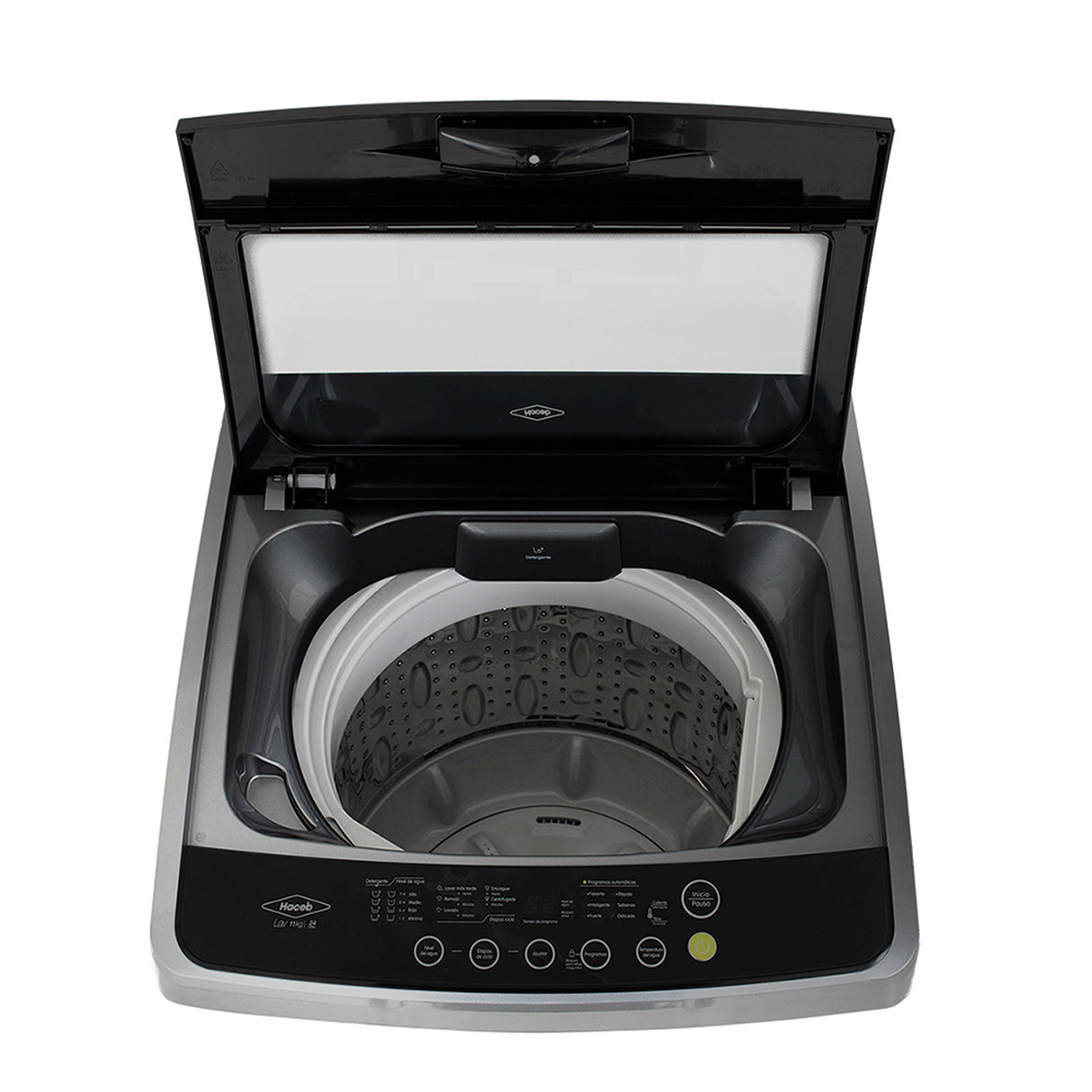 Lavadora Haceb Gris 61.2x95.2cm Para 11 Kilos con 6 Funciones Preconfiguradas - LAVADORAS Y SECADORAS | Bylmo