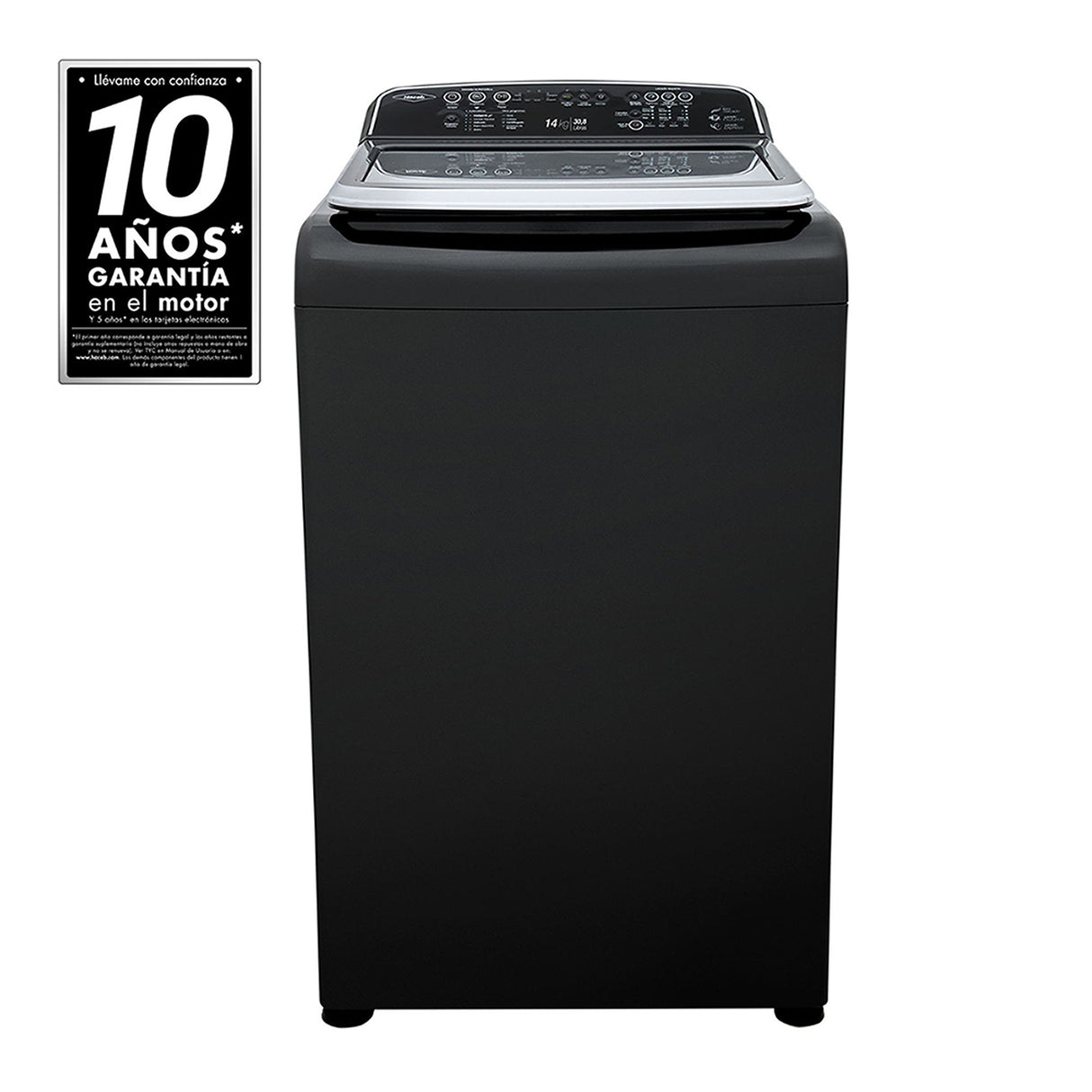 Lavadora Haceb Onix 62x107cm Para 14 Kilos con 11 Funciones Preconfiguradas - LAVADORAS Y SECADORAS | Bylmo