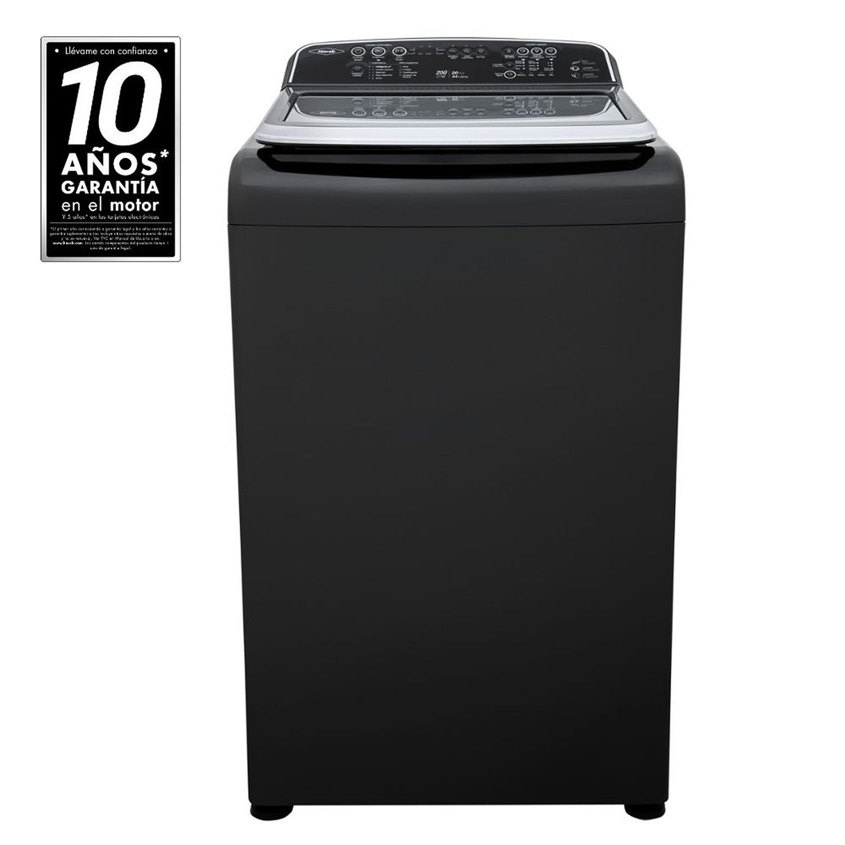Lavadora Haceb Plata 62x111cm Para 20 Kilos con 11 Funciones Preconfiguradas - LAVADORAS Y SECADORAS | Bylmo