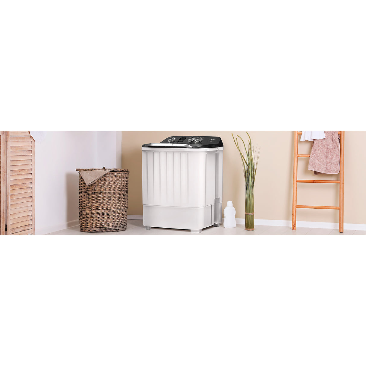 Lavadora Haceb Blanco 42x93.4cm Para 7 Kilos con 5 Funciones Preconfiguradas - LAVADORAS Y SECADORAS | Bylmo