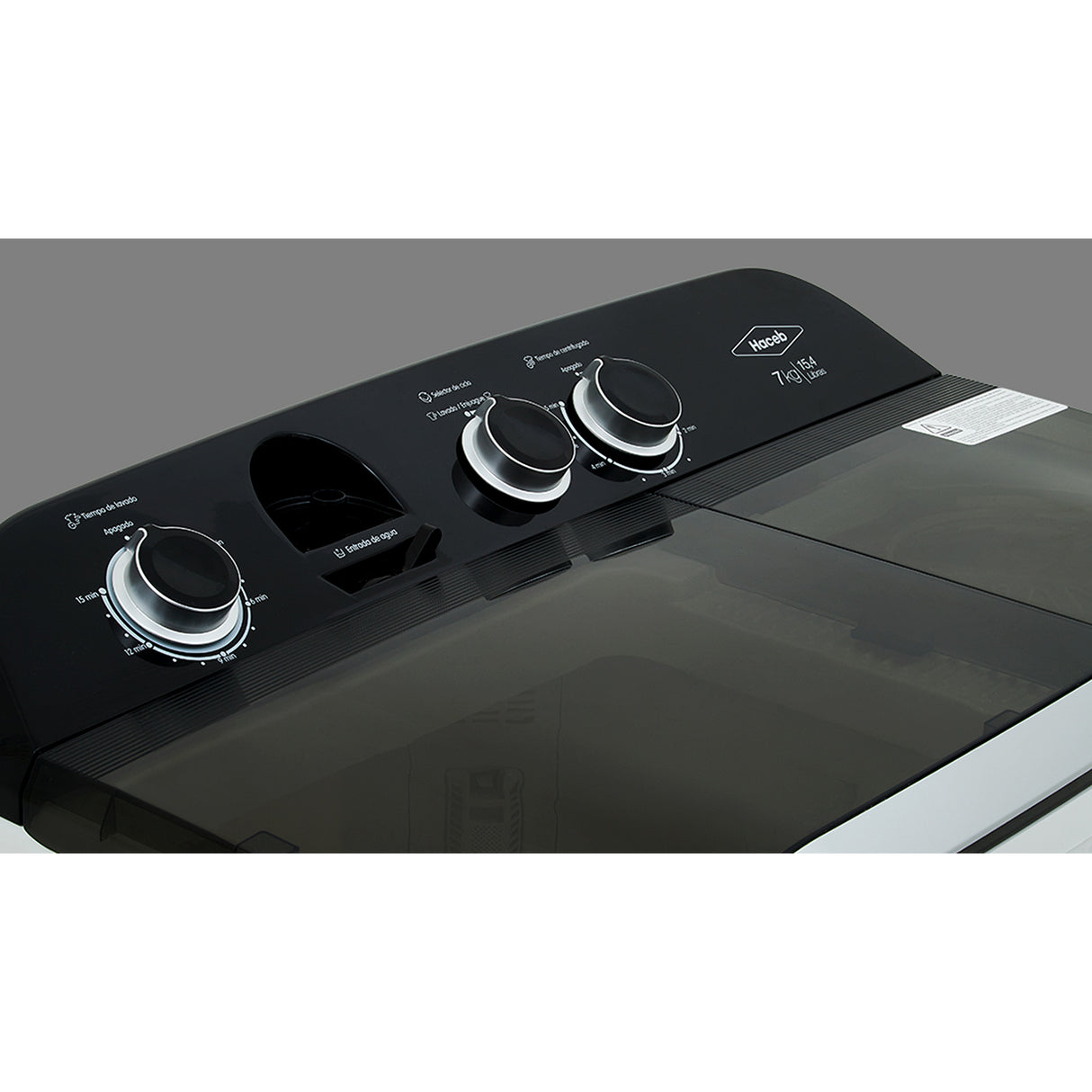 Lavadora Haceb Blanco 42x93.4cm Para 7 Kilos con 5 Funciones Preconfiguradas - LAVADORAS Y SECADORAS | Bylmo
