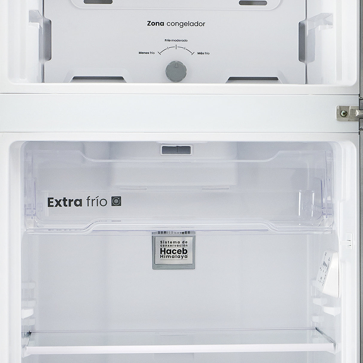 Nevera Inverter No Frost Haceb Titanio 62x148.5cm De 243 Litros con Dispensador de Agua - NEVERAS | Bylmo
