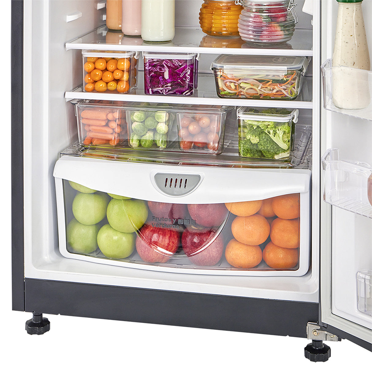 Nevera Inverter No Frost Haceb Titanio 62x148.5cm De 243 Litros con Dispensador de Agua - NEVERAS | Bylmo