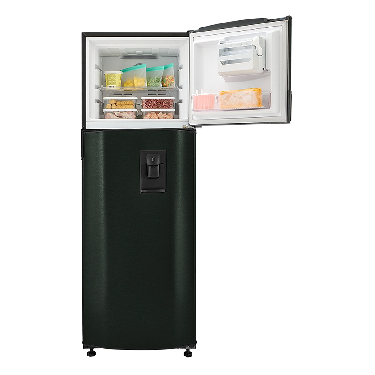 Nevera Inverter No Frost Haceb Negro Esmeralda 65x179.5cm De 311 Litros con Dispensador de Agua - NEVERAS | Bylmo