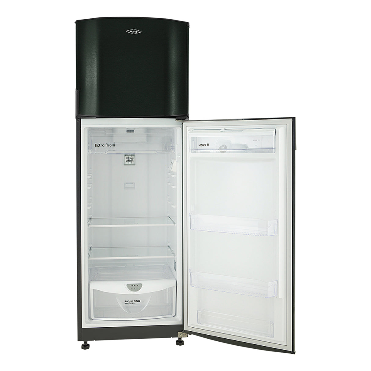 Nevera Inverter No Frost Haceb Negro Esmeralda 65x179.5cm De 311 Litros con Dispensador de Agua - NEVERAS | Bylmo