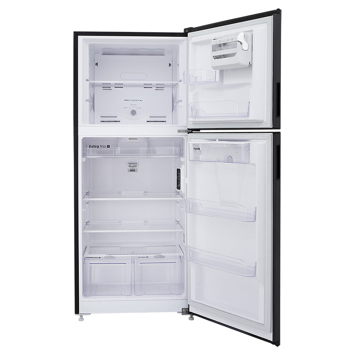 Nevera No Frost Haceb Gris Plomo 74x175.5cm De 404 Litros con Dispensador de Agua