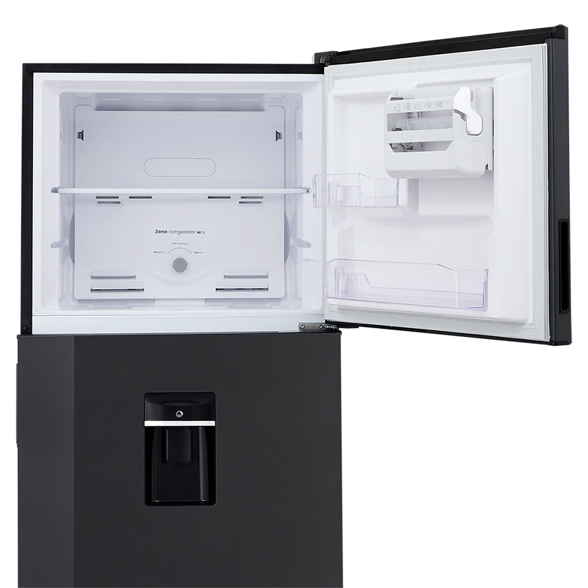 Nevera No Frost Haceb Gris Plomo 74x175.5cm De 404 Litros con Dispensador de Agua