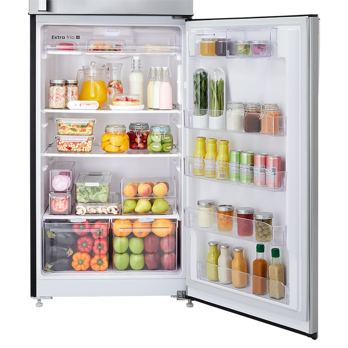 Nevera No Frost Haceb Inox 74x188cm De 448 Litros con Dispensador de Agua - NEVERAS | Bylmo