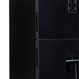 Nevera No Frost Haceb Negro Cósmico 74x188cm De 448 Litros con Dispensador de Agua - NEVERAS | Bylmo