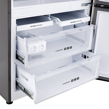 Nevecón No Frost Haceb Bottom Mount Inox 79.4x172.5cm De 543 Litros con Dispensador de Agua - NEVERAS | Bylmo