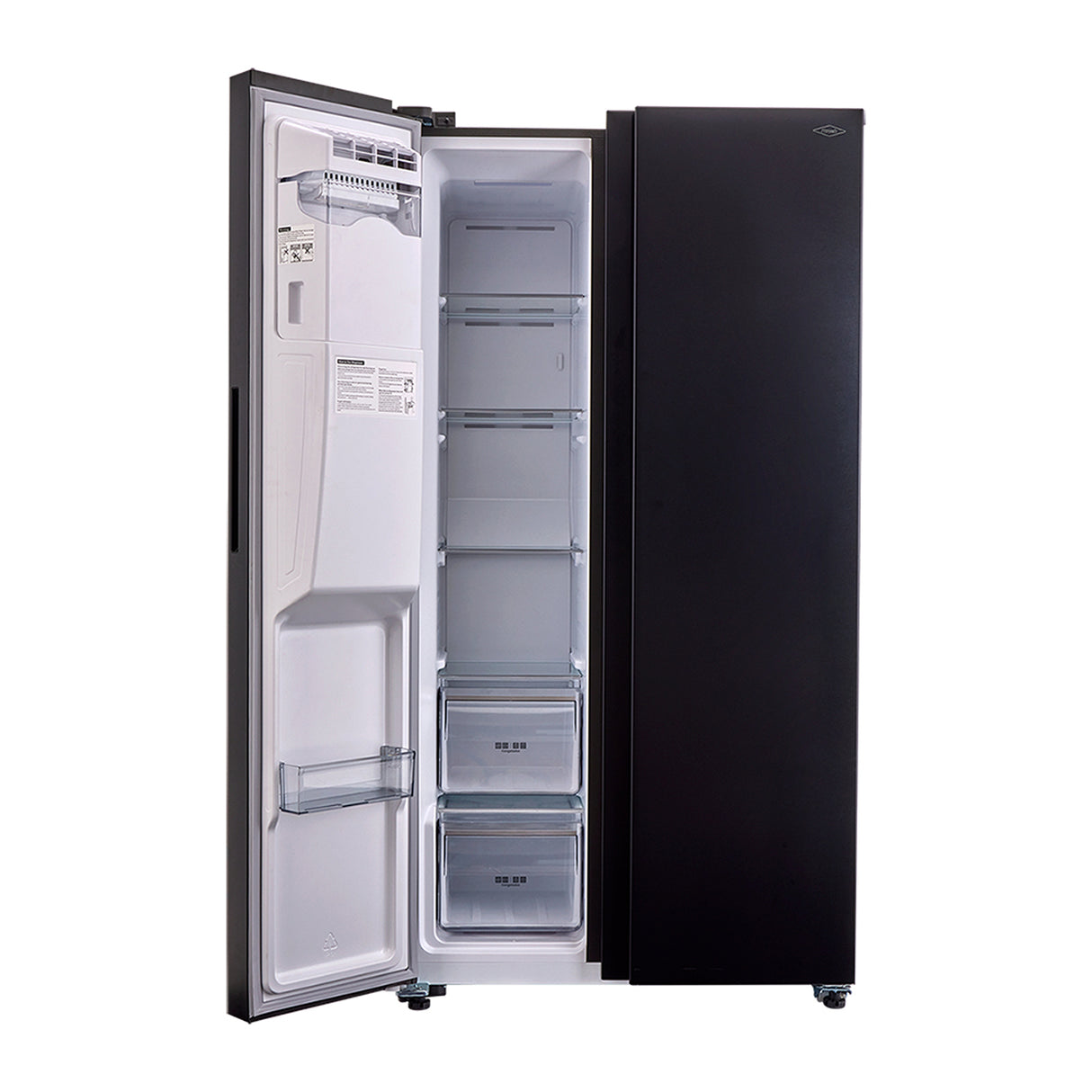 Nevecón No Frost Haceb Side By Side Negro 91x177cm De 621 Litros con Dispensador de Agua - NEVERAS | Bylmo
