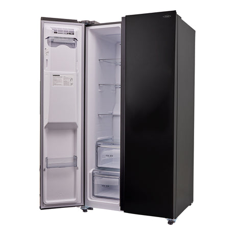 Nevecón No Frost Haceb Side By Side Negro 91x177cm De 621 Litros con Dispensador de Agua - NEVERAS | Bylmo