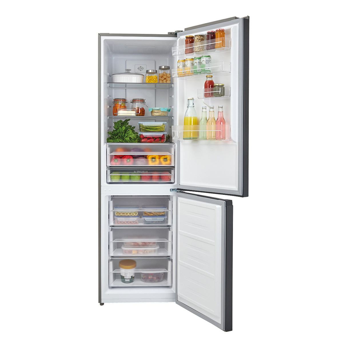 Nevera No Frost Haceb Bottom Mount Negro 68.5x195cm De 382 Litros y con Pantalla Digital - NEVERAS | Bylmo