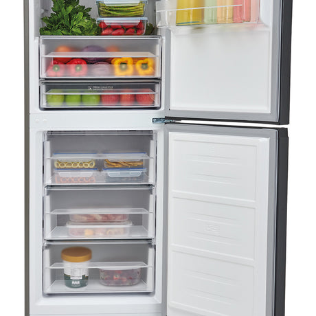 Nevera No Frost Haceb Bottom Mount Negro 68.5x195cm De 382 Litros y con Pantalla Digital - NEVERAS | Bylmo