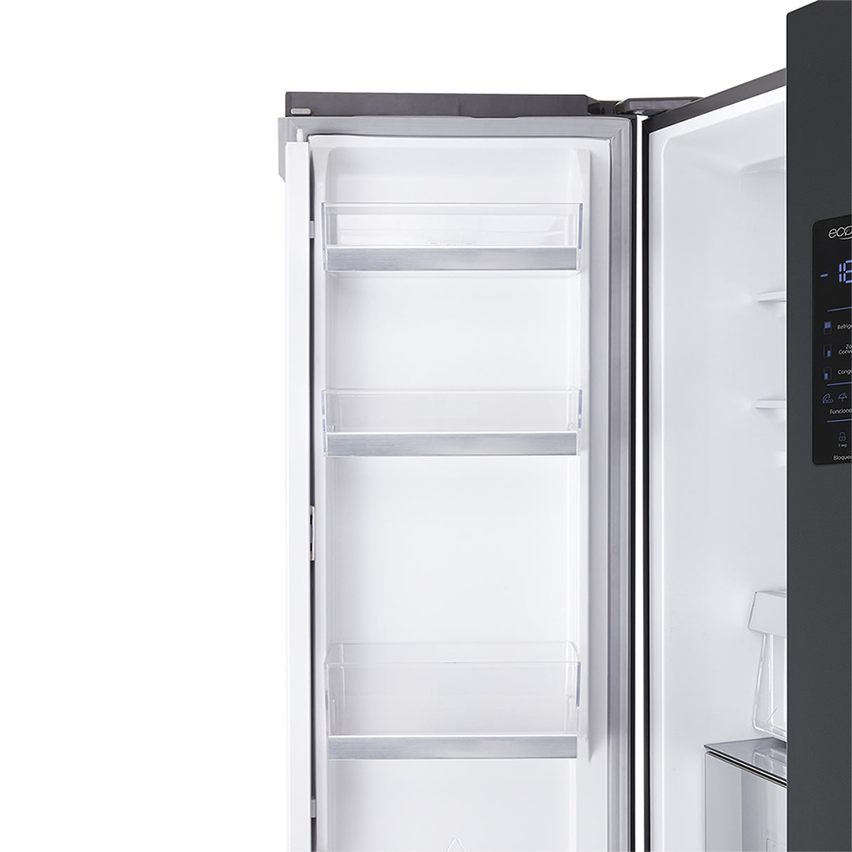 Nevera No Frost Haceb Cross Door Negro 69x1.9cm De 586 Litros y con Pantalla Digital - NEVERAS | Bylmo