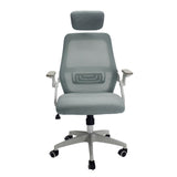 Silla Gerencial Azul Aguamarina 72x119cm con Apoya Brazos con Soporte Lumbar y con Apoya Cabezas - SILLAS DE OFICINA | Bylmo