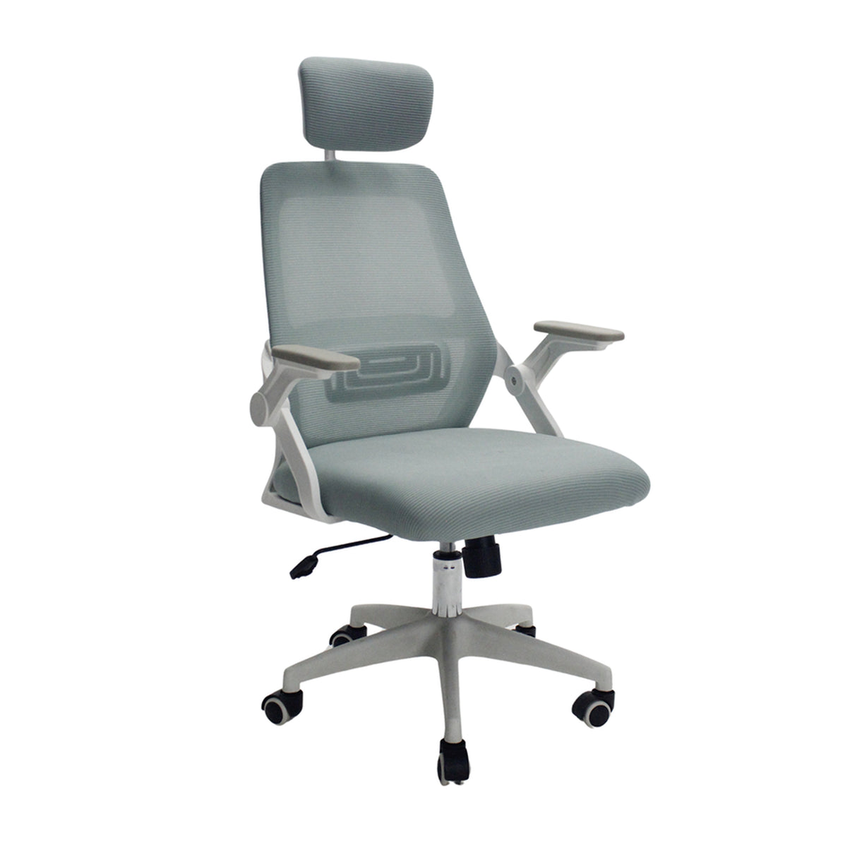 Silla Gerencial Azul Aguamarina 72x119cm con Apoya Brazos con Soporte Lumbar y con Apoya Cabezas - SILLAS DE OFICINA | Bylmo
