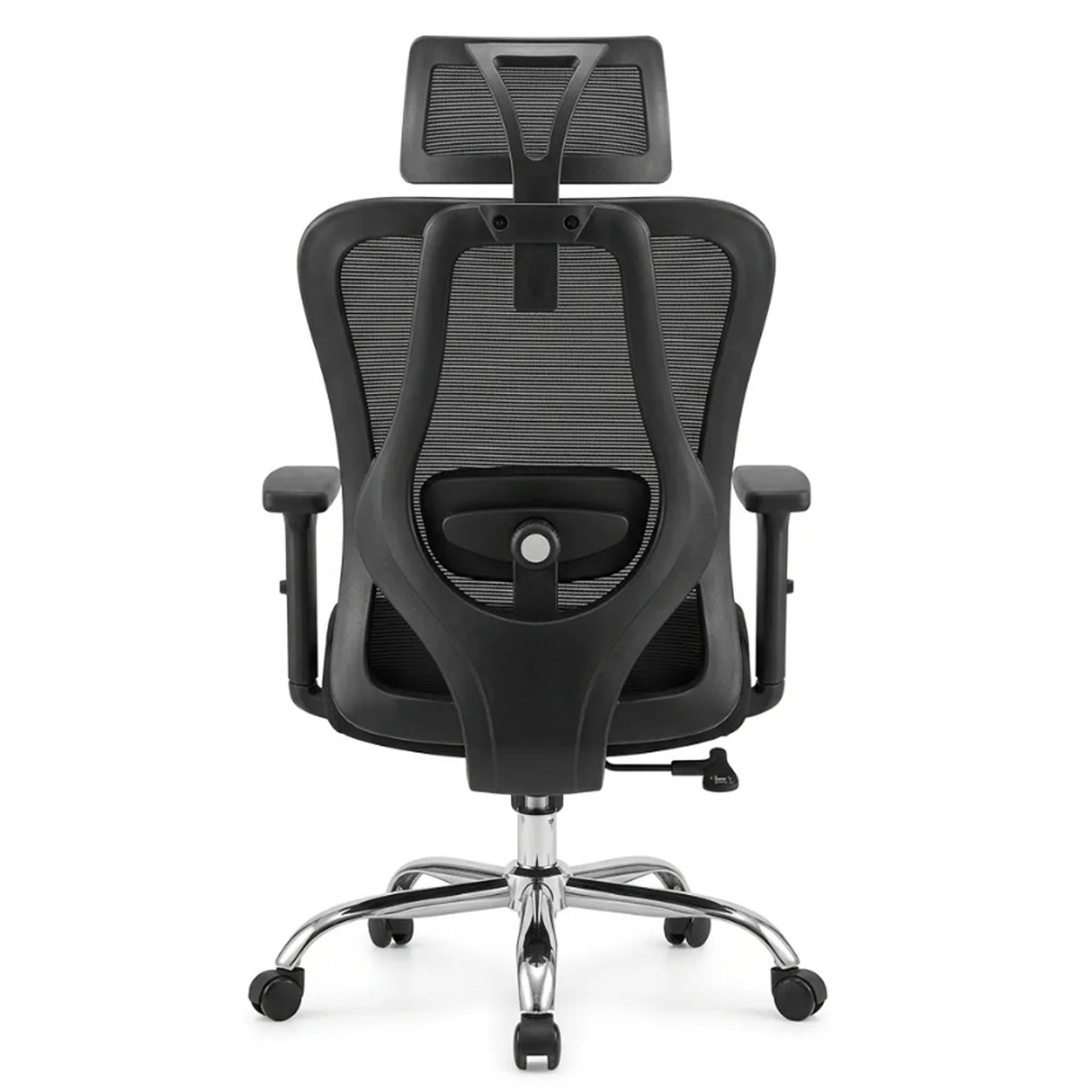 Silla Gerencial Negro 65x120cm con Apoya Brazos con Soporte Lumbar y con Apoya Cabezas - SILLAS DE OFICINA | Bylmo