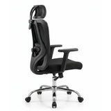 Silla Gerencial Negro 65x120cm con Apoya Brazos con Soporte Lumbar y con Apoya Cabezas - SILLAS DE OFICINA | Bylmo