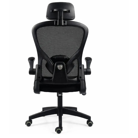 Silla Gerencial Negro 61x124cm con Apoya Brazos con Soporte Lumbar y con Apoya Cabezas - SILLAS DE OFICINA | Bylmo