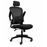 Silla Gerencial Negro 61x124cm con Apoya Brazos con Soporte Lumbar y con Apoya Cabezas - SILLAS DE OFICINA | Bylmo