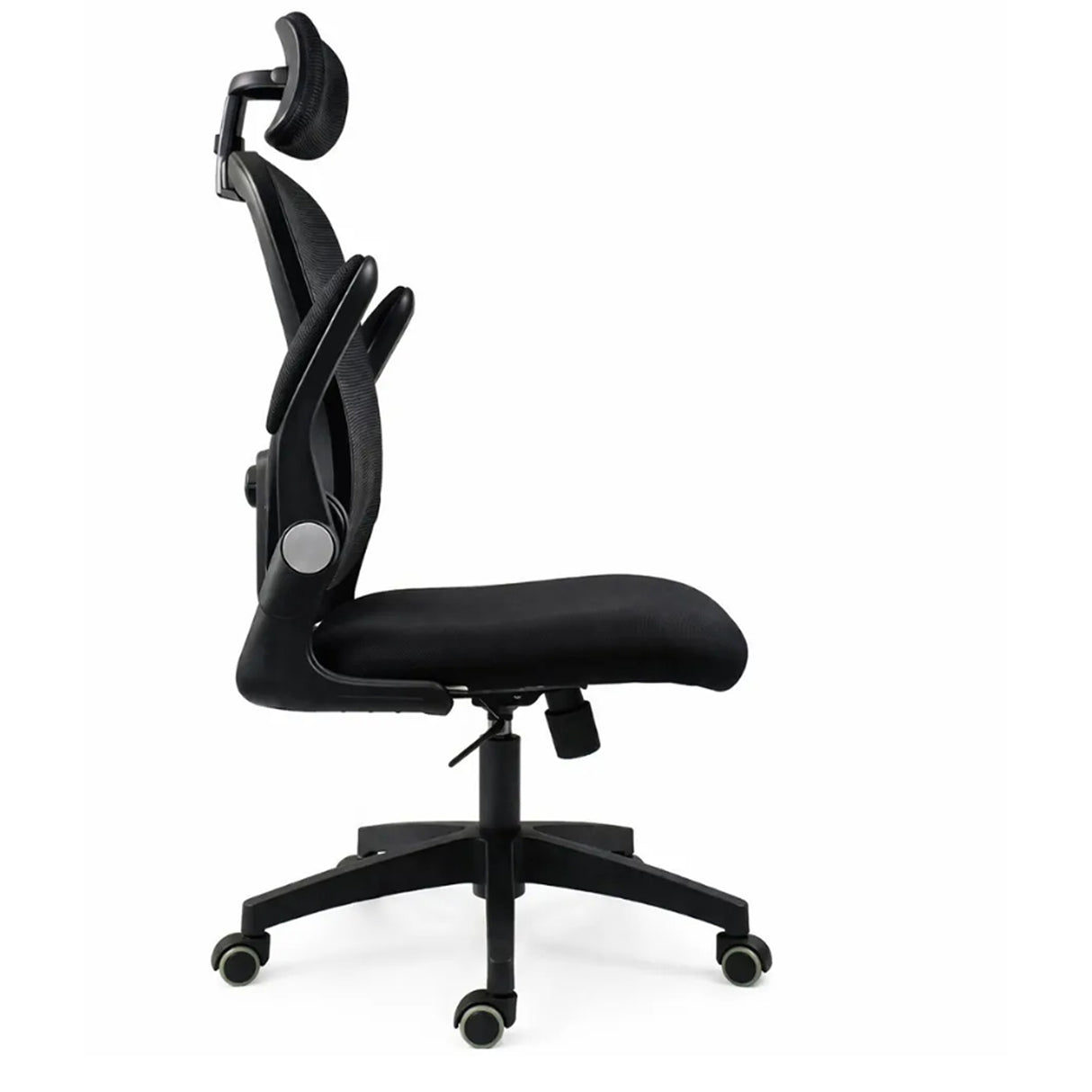 Silla Gerencial Negro 61x124cm con Apoya Brazos con Soporte Lumbar y con Apoya Cabezas - SILLAS DE OFICINA | Bylmo