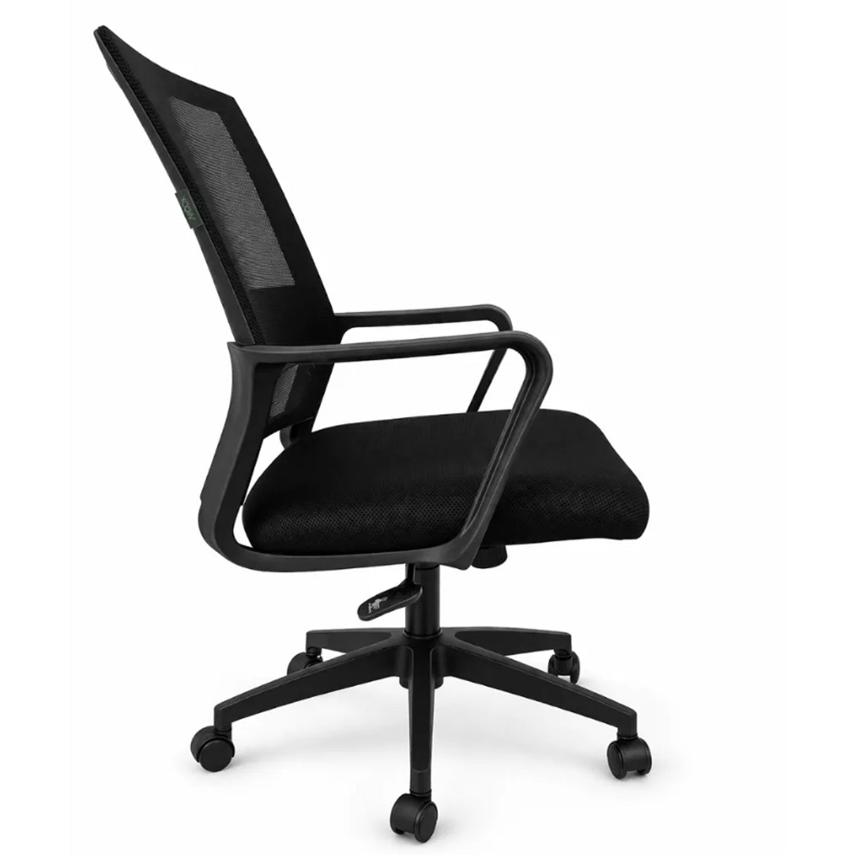 Silla Gerencial Negro 59x92cm con Apoya Brazos con Soporte Lumbar - SILLAS DE OFICINA | Bylmo