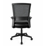 Silla Gerencial Negro 59x92cm con Apoya Brazos con Soporte Lumbar - SILLAS DE OFICINA | Bylmo