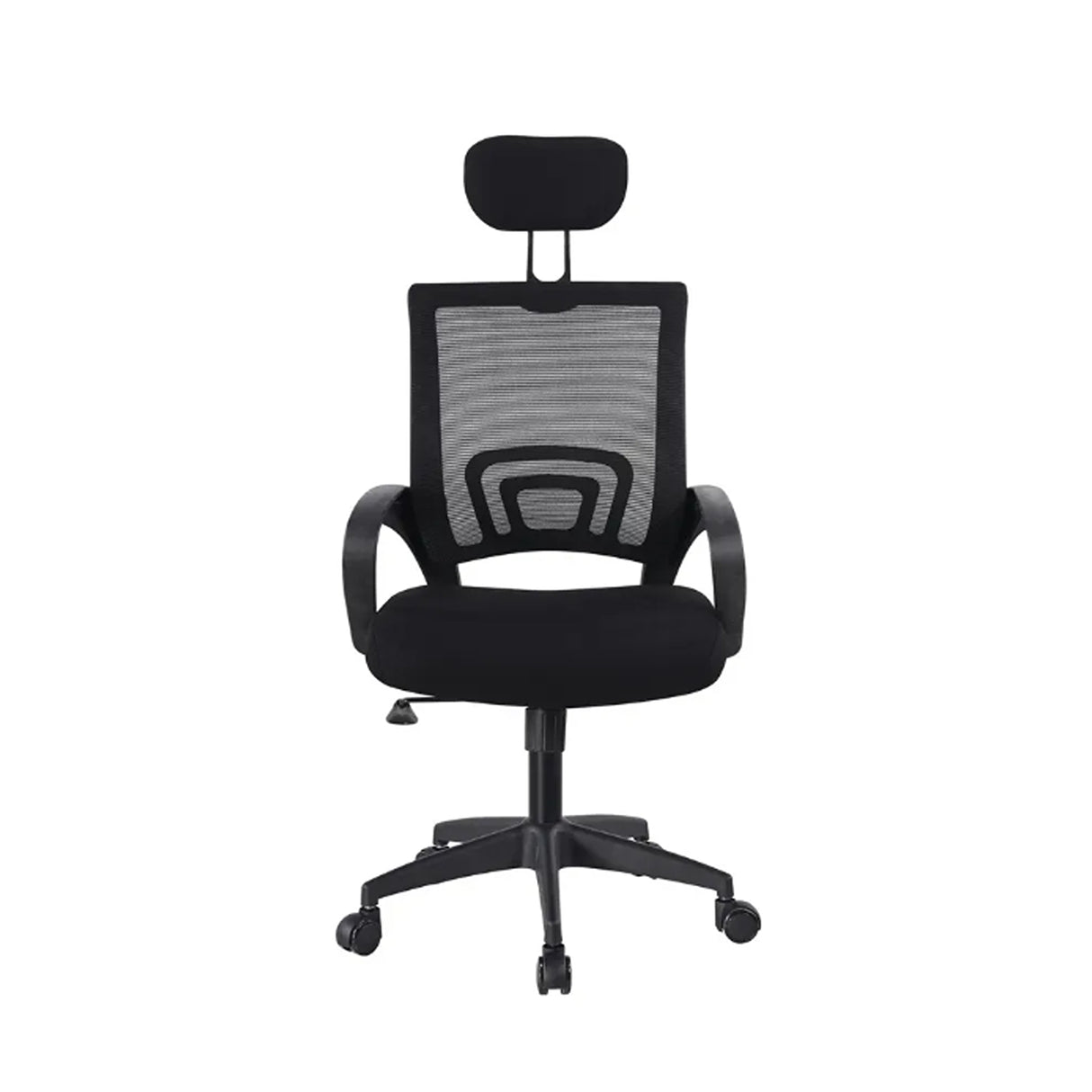 Silla Gerencial Negro 52x105cm con Apoya Brazos con Soporte Lumbar y con Apoya Cabezas - SILLAS DE OFICINA | Bylmo