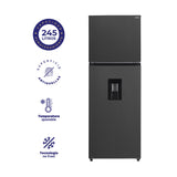 Nevera Inverter No Frost Kalley Gris Oscuro 54x166.8cm de 245 Litros con Dispensador de Agua y con Congelador Superior - NEVERAS | Bylmo