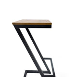 Butaco Mácula y Negro 35x71cm de Asiento Cuadrado sin Espaldar y sin Apoya Brazos - SILLAS Y BUTACOS | Bylmo