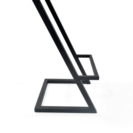 Butaco Mácula y Negro 35x71cm de Asiento Cuadrado sin Espaldar y sin Apoya Brazos - SILLAS Y BUTACOS | Bylmo