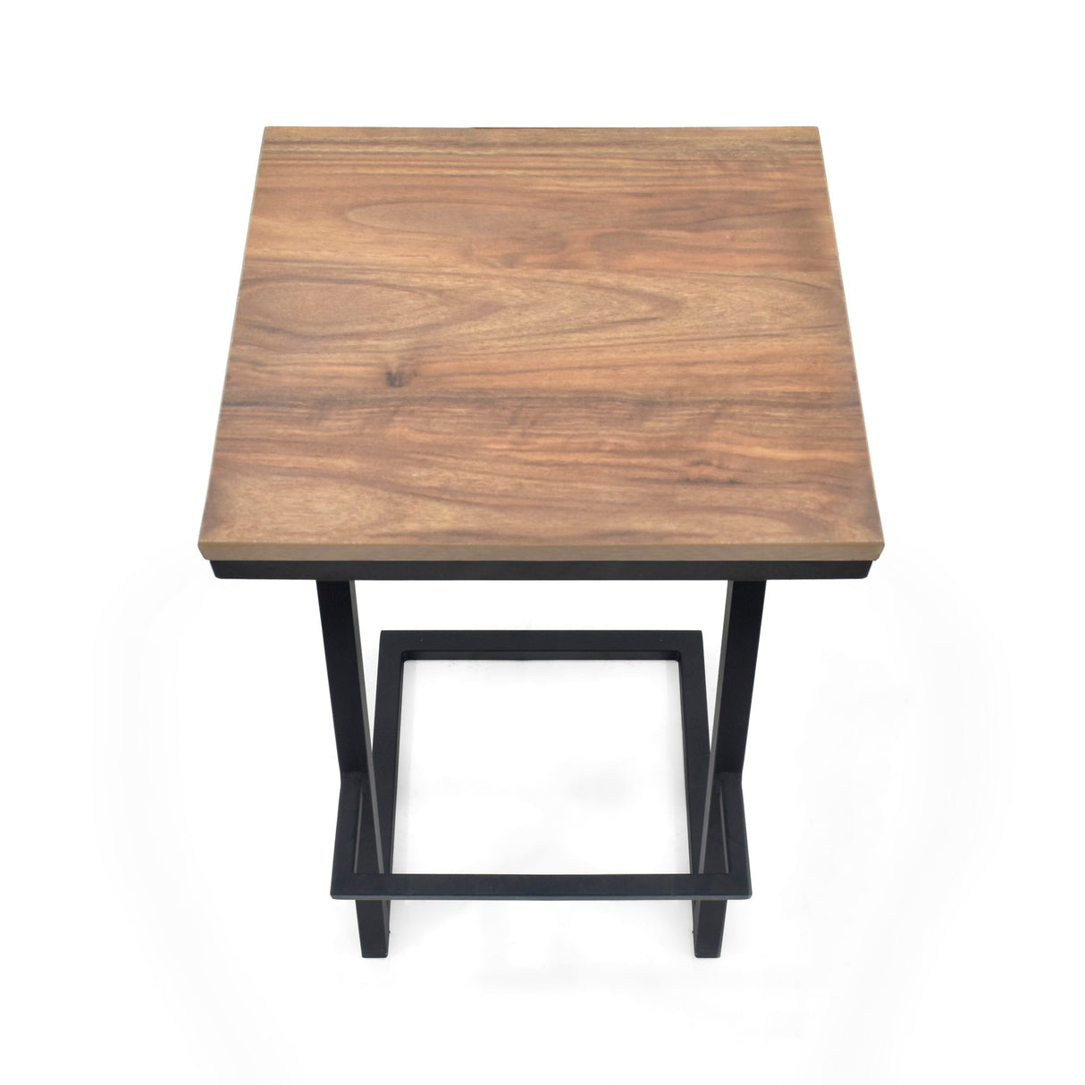Butaco Mácula y Negro 35x71cm de Asiento Cuadrado sin Espaldar y sin Apoya Brazos - SILLAS Y BUTACOS | Bylmo