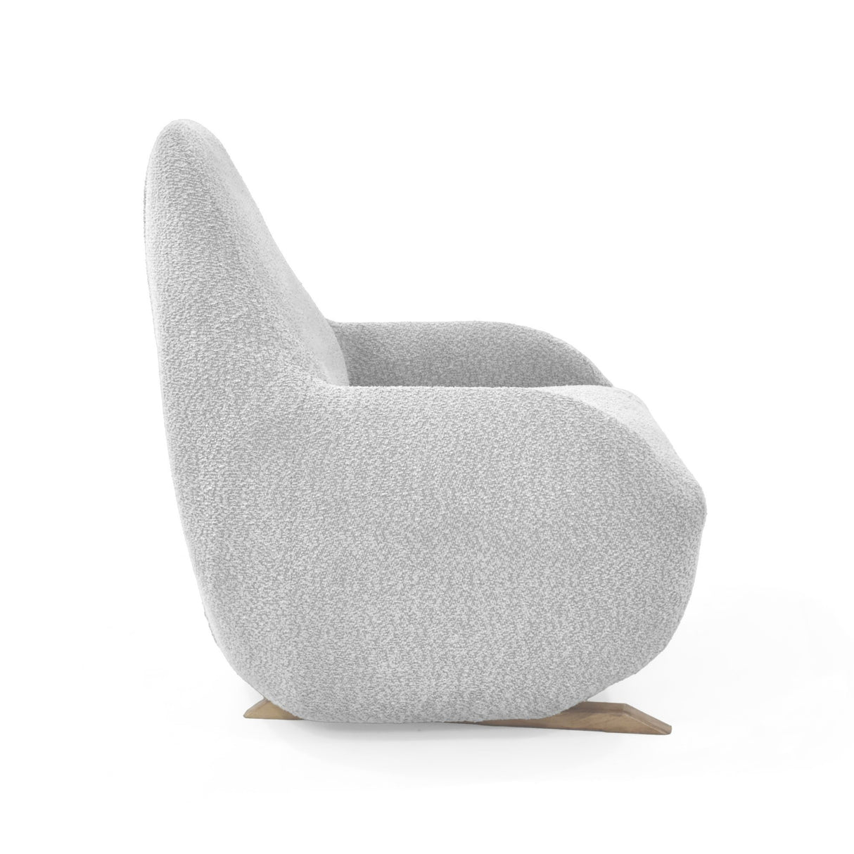 Poltrona Rusell Plata y Matiz Caoba 77x95cm de Un Puesto con Apoya Brazos - SOFAS Y POLTRONAS | Bylmo