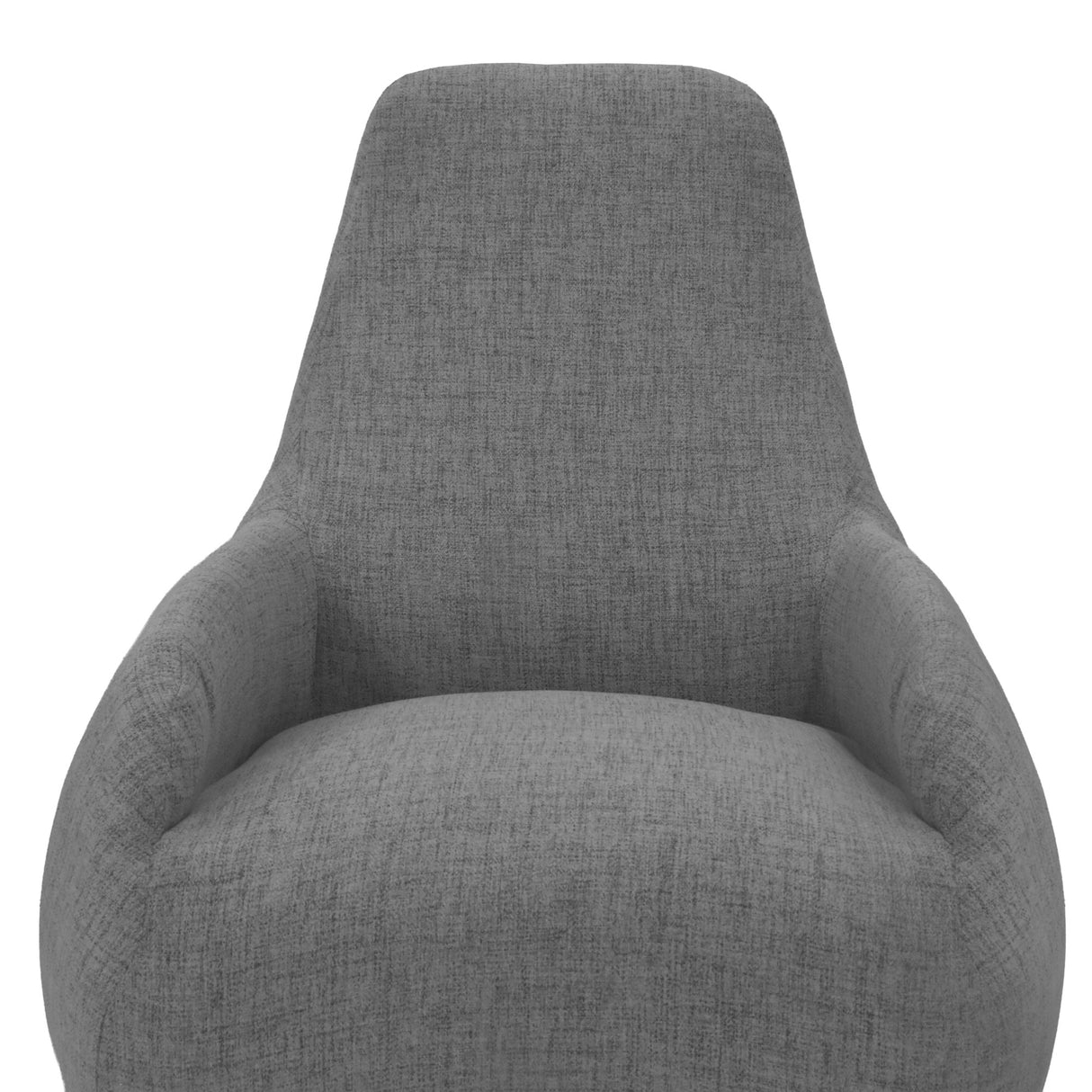 Poltrona Rusell Gris y Matiz Natural 77x95cm de Un Puesto con Apoya Brazos