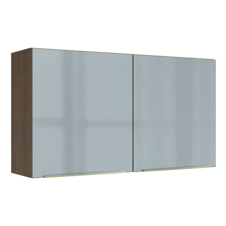 Mueble Superior de Cocina Lux Marrón y Gris 120x66cm con Cuatro Entrepaños y Dos Puertas - MUEBLES SUPERIORES DE COCINA | Bylmo