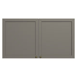 Mueble Superior de Cocina Vik Blanco y Gris 120x66cm con Cuatro Entrepaños y Dos Puertas - MUEBLES SUPERIORES DE COCINA | Bylmo