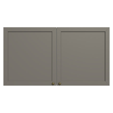 Mueble Superior de Cocina Vik Blanco y Gris 120x66cm con Cuatro Entrepaños y Dos Puertas - MUEBLES SUPERIORES DE COCINA | Bylmo