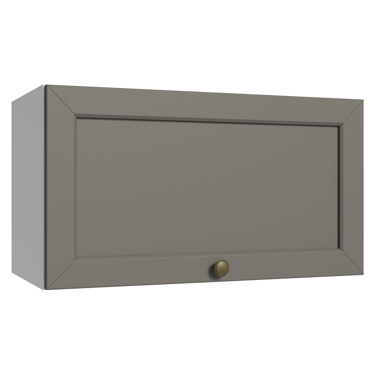 Mueble Superior de Cocina Vik Blanco y Gris 60x33cm con Un Entrepaño y Una Puerta - MUEBLES SUPERIORES DE COCINA | Bylmo