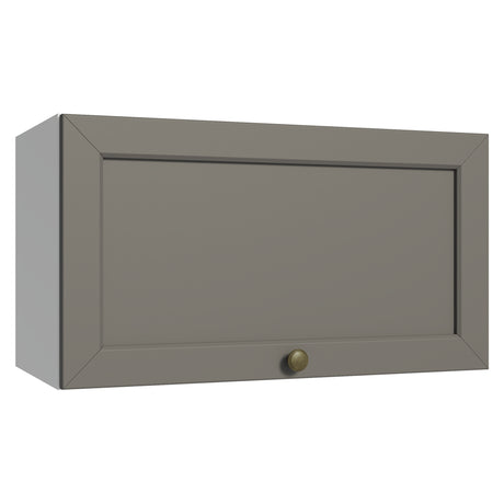 Mueble Superior de Cocina Vik Blanco y Gris 60x33cm con Un Entrepaño y Una Puerta - MUEBLES SUPERIORES DE COCINA | Bylmo