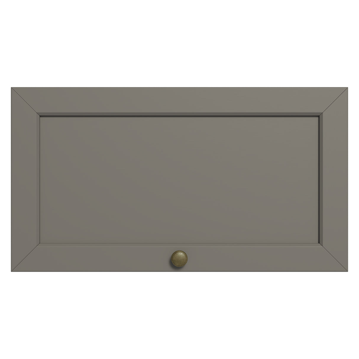 Mueble Superior de Cocina Vik Blanco y Gris 60x33cm con Un Entrepaño y Una Puerta - MUEBLES SUPERIORES DE COCINA | Bylmo