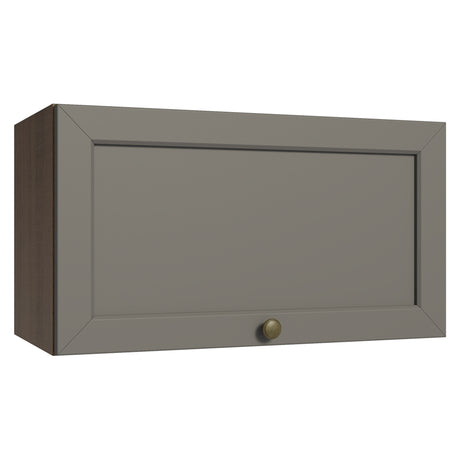 Mueble Superior de Cocina Vik Marrón y Gris 60x33cm con Un Entrepaño y Una Puerta - MUEBLES SUPERIORES DE COCINA | Bylmo