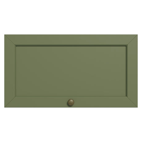 Mueble Superior de Cocina Vik Blanco y Verde 60x33cm con Un Entrepaño y Una Puerta - MUEBLES SUPERIORES DE COCINA | Bylmo