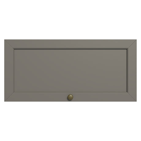 Mueble Superior de Cocina Vik Blanco y Gris 70x33cm con Un Entrepaño y Una Puerta - MUEBLES SUPERIORES DE COCINA | Bylmo