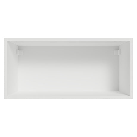 Mueble Superior de Cocina Vik Blanco y Gris 70x33cm con Un Entrepaño y Una Puerta - MUEBLES SUPERIORES DE COCINA | Bylmo