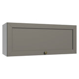 Mueble Superior de Cocina Vik Blanco y Gris 80x33cm con Un Entrepaño y Una Puerta - MUEBLES SUPERIORES DE COCINA | Bylmo