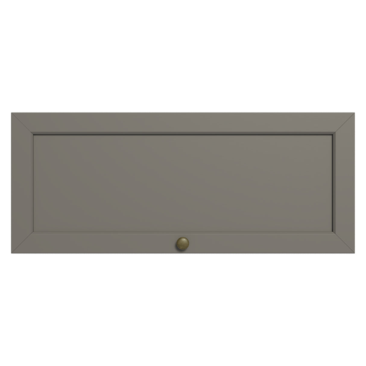 Mueble Superior de Cocina Vik Blanco y Gris 80x33cm con Un Entrepaño y Una Puerta - MUEBLES SUPERIORES DE COCINA | Bylmo