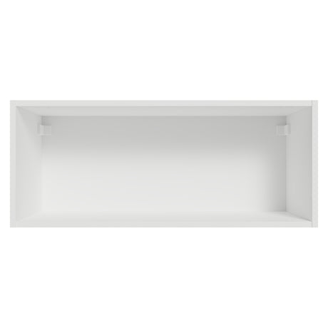 Mueble Superior de Cocina Vik Blanco y Gris 80x33cm con Un Entrepaño y Una Puerta - MUEBLES SUPERIORES DE COCINA | Bylmo