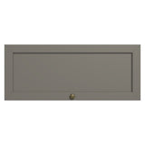 Mueble Superior de Cocina Vik Marrón y Gris 80x33cm con Un Entrepaño y Una Puerta - MUEBLES SUPERIORES DE COCINA | Bylmo